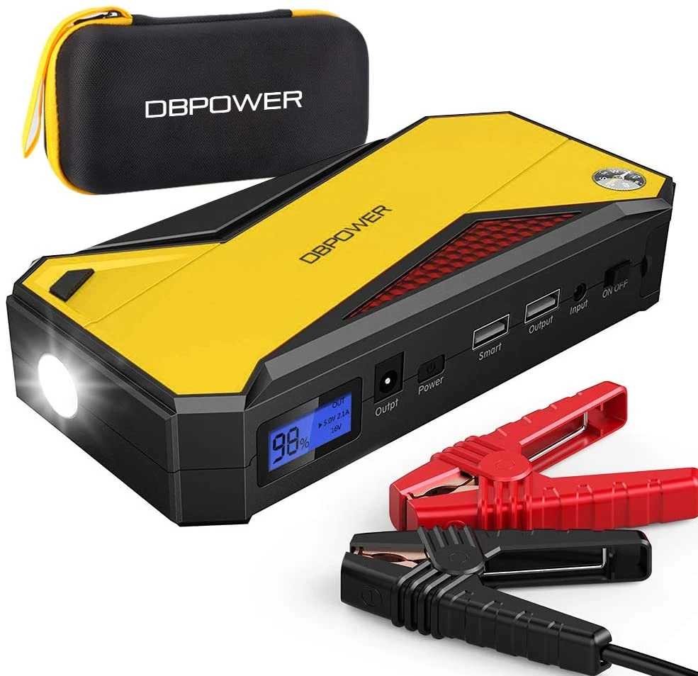 800A Portable Vehicle Jump Starter & Power Bank